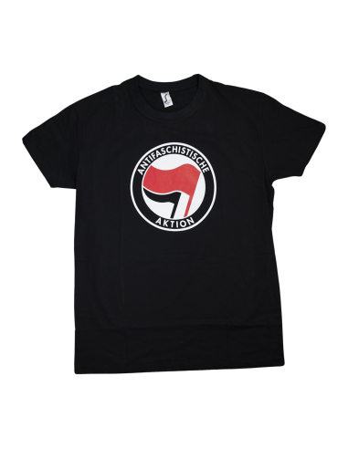 Antifaschistische Aktion - No Borders - T-Shirt - Black - @ No Borders