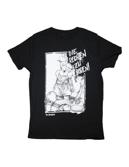 Die Rechten zu Boden - No Borders - T-Shirt - Black