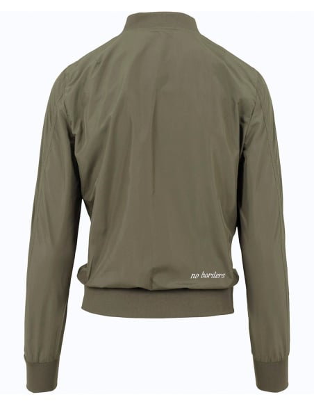 No Borders Kakadu - Dünne Bomberjacke tailliert - Olive