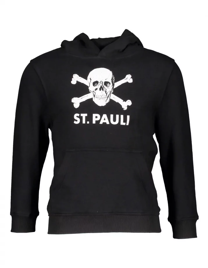 St. Pauli - Hoodie Kids - Skull - Black