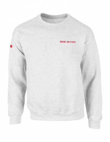 Mob Action Classic - Sweater - Grey/Red
