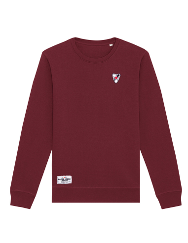 Roter Stern Leipzig - Sweater - Logo Stick - Burgundy - @ No Borders