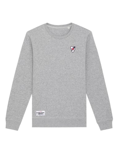 Roter Stern Leipzig - Sweater - Logo Stick - Grey - @ No Borders