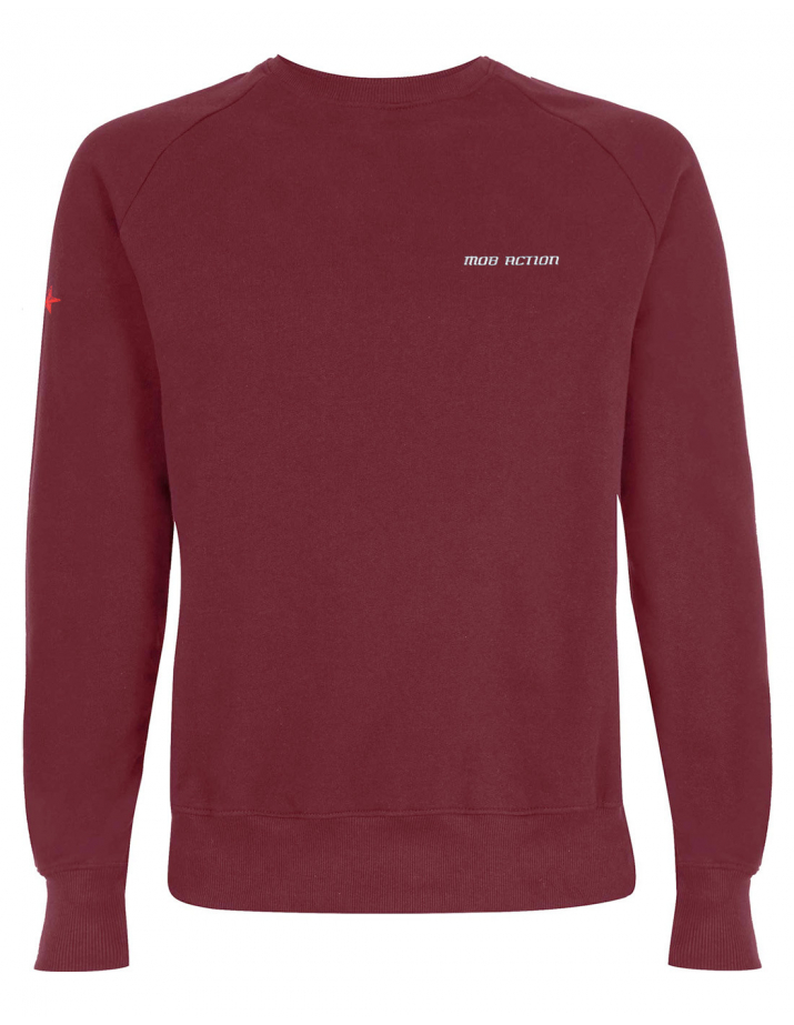 Mob Action Classic - Sweater - Burgundy/White