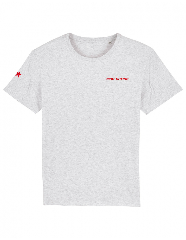 Mob Action Classic - T-Shirt - Grey/Red