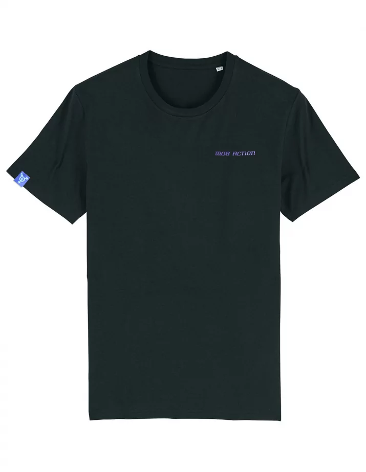 LGBTQ - Mob Action Classic - T-Shirt - Black/Purple