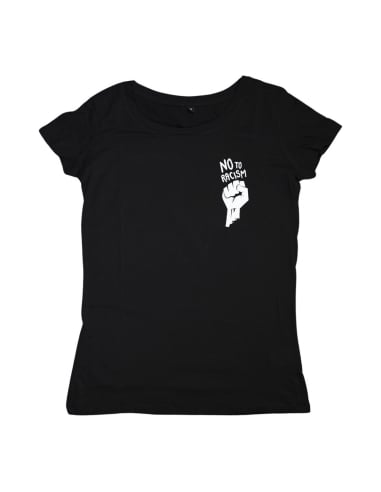 Angela Davis - No Borders - T-Shirt tailliert - Black - @ No Borders