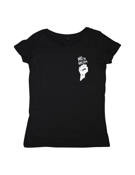Angela Davis - No Borders - T-Shirt tailliert - Black
