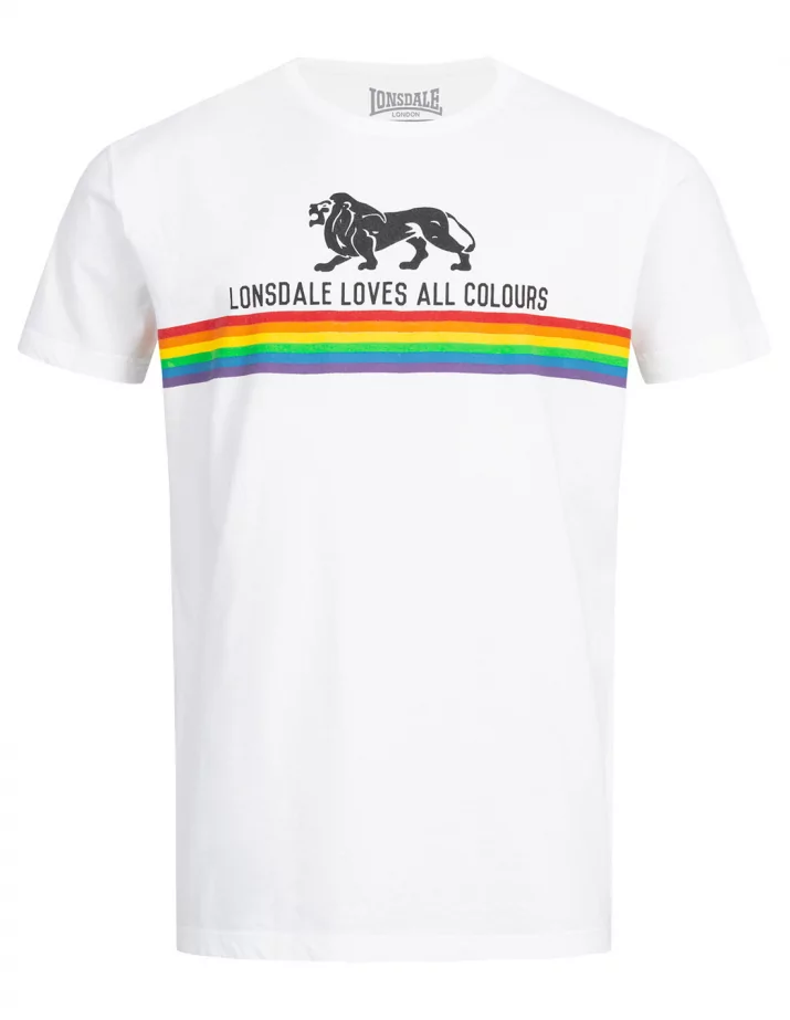 Lonsdale Loves All Colours - T-Shirt - Nelson - White