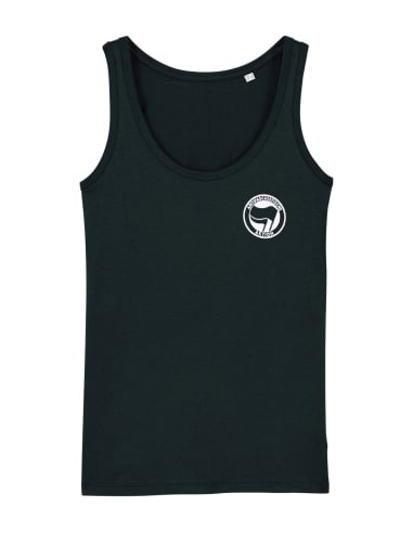 Wer gegen Nazis kämpft... - No Borders - Tanktop - Black - @ No Borders