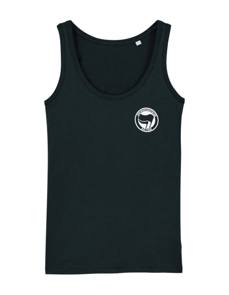 Wer gegen Nazis kämpft... - No Borders - Tank Top - Black