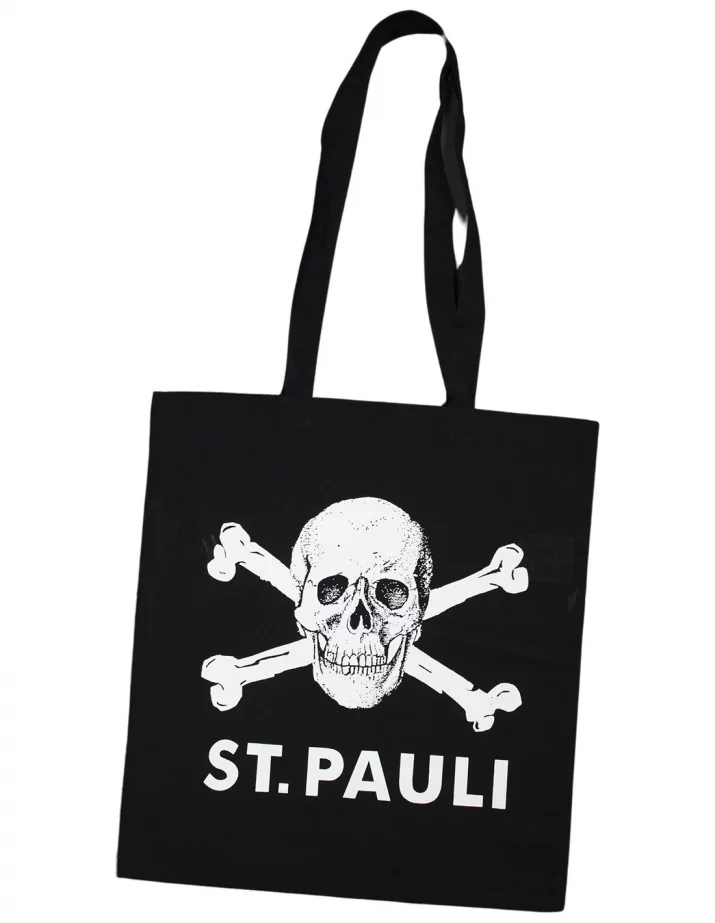 St. Pauli - Tote Bag - Skull - Black