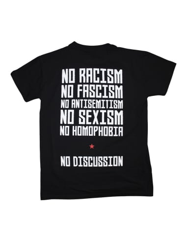 Roter Stern Leipzig - T-Shirt - No Discussion - Black - @ No Borders
