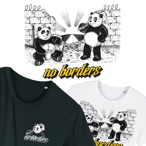 Borders No Solidarisch - | Emanzipatorisch Shop Antifaschistisch Online - |